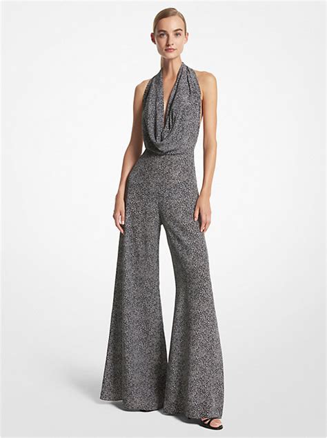 michael kors cheetah jumpsuit|Mini Cheetah Organic Silk Crepe De Chine Jumpsuit .